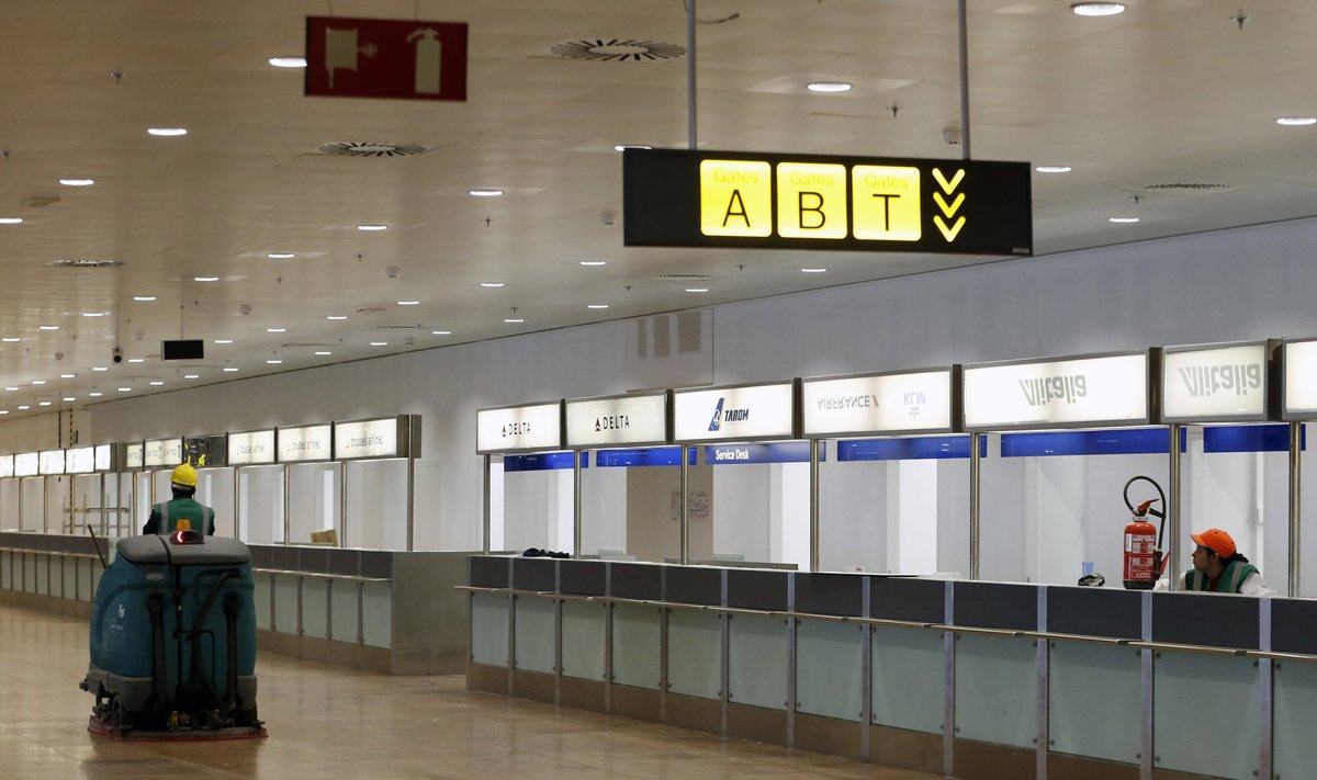 Briuselio oro uostas vėl atidaro išvykimo salę