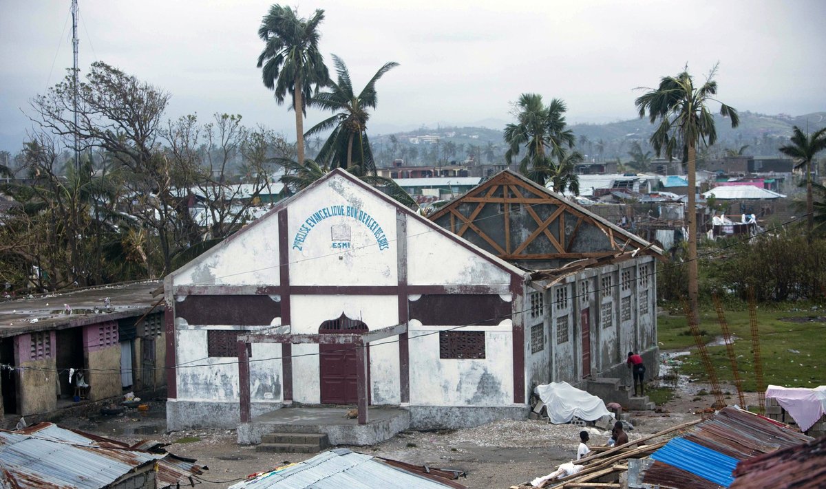 Haitį nusiaubė uraganas Matthew