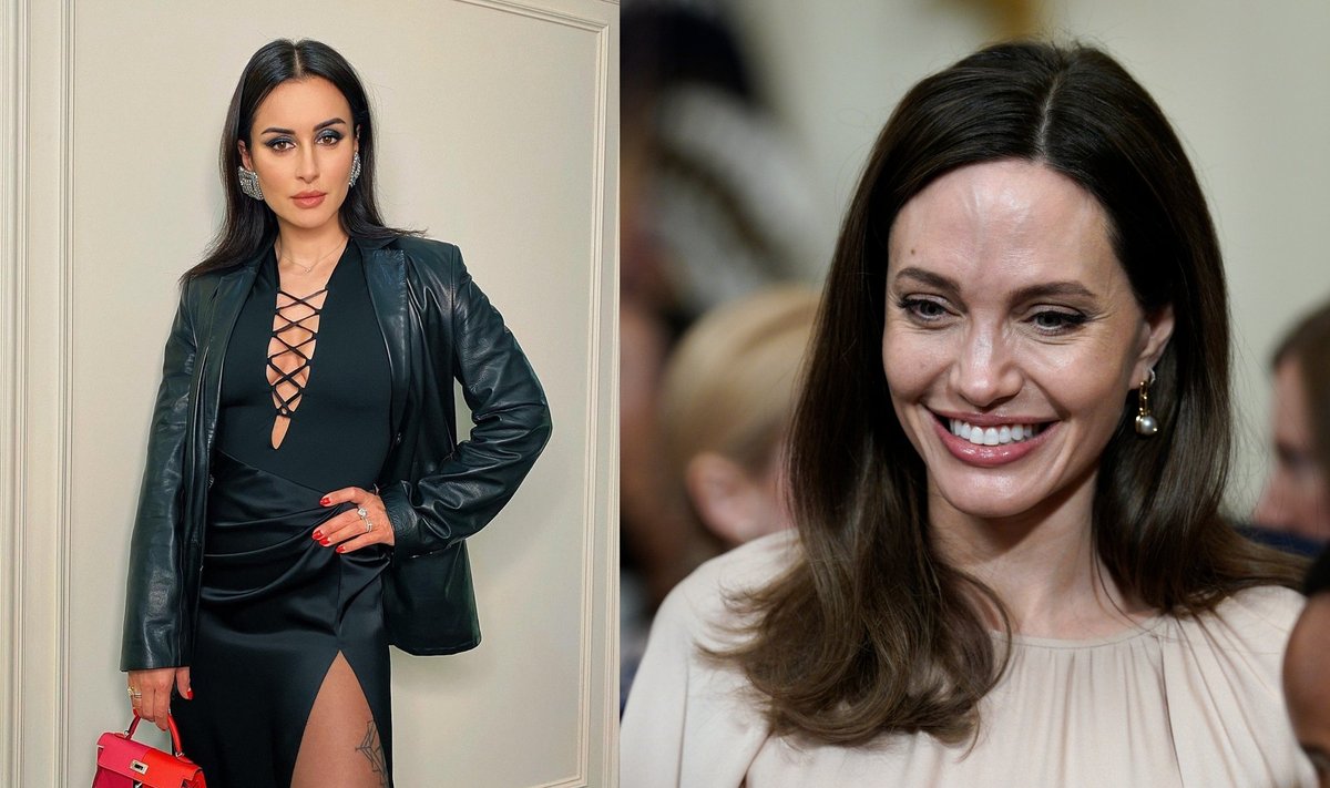 Tina Kandelaki, Angelina Jolie / Instagram, Vida press nuotr.