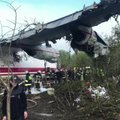 Leisdamasis Lvovo oro uoste sudužo lėktuvas „An-12“