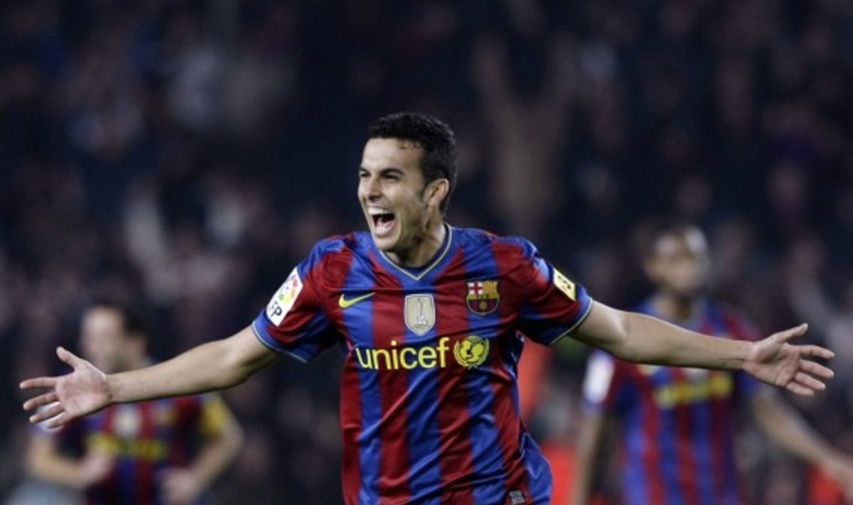 Pedro prie "Barcelona" pergalės prisidėjo įvarčiu