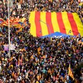 Dešimtys tūkstančių žmonių Katalonijoje reikalavo nepriklausomybės