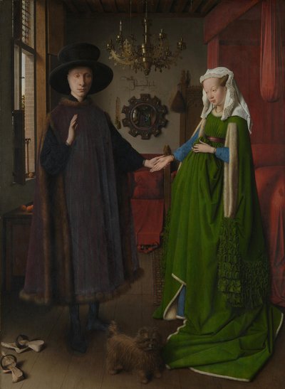 Janas van Eyckas. "Arnolfinių portretas" (1434)