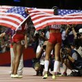 Trečiadienį olimpinėse lengvosios atletikos ir paplūdimio tinklinio varžybose dominavo JAV atstovai