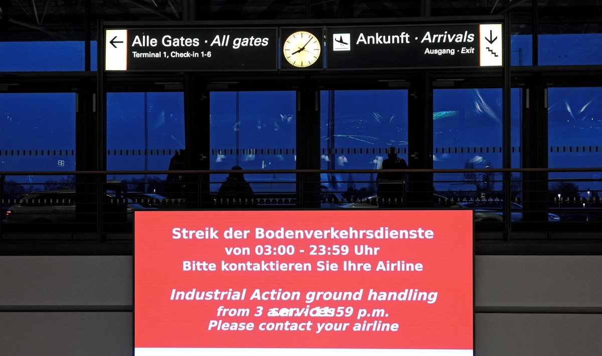 Streikas Hamburgo oro uoste