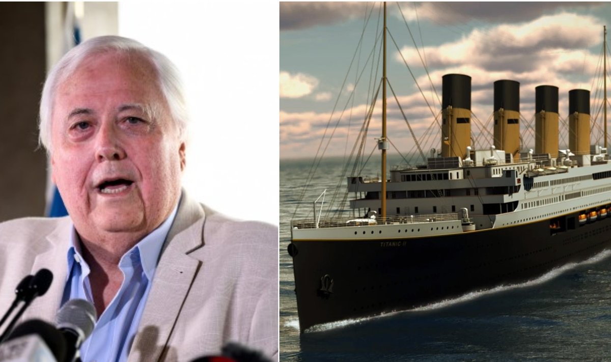 Clive’as Palmeris nori statyti antrą „Titaniką“ (EPA-ELTA, Scanpix nuotr.)