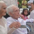 Paragvajuje 103 metų senolis vedė savo 99 metų išrinktąją