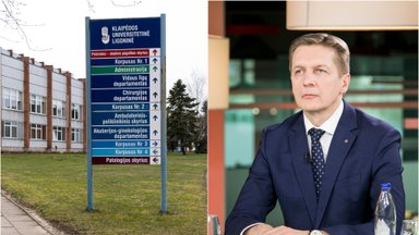 Klaipėdos meras piktinasi siūlymu dėl ligoninės: tai yra „protu nesuvokiamas dalykas“