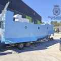 Ispanų policija rado pirmąjį Europoje statytą pusiau povandeninį laivą narkotikams gabenti