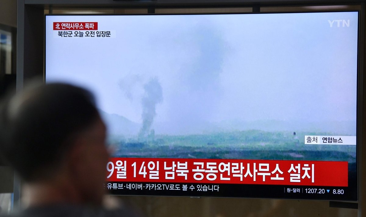 Šiaurės Korėja susprogdino Kesongo ryšių biurą