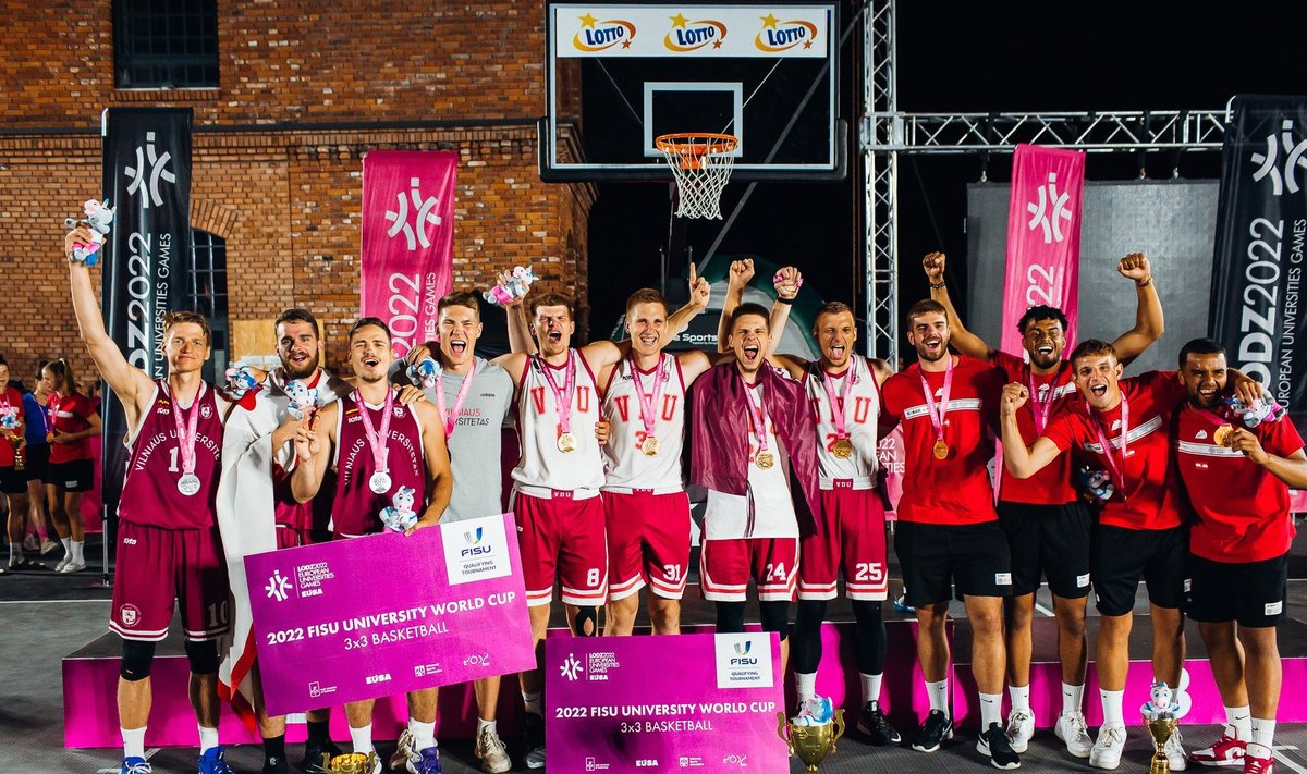 Europos universitetų žaidynėse – lietuviškas krepšinio finalas ir auksas VDU krepšininkams (Foto: Modestas Gailiūnas)