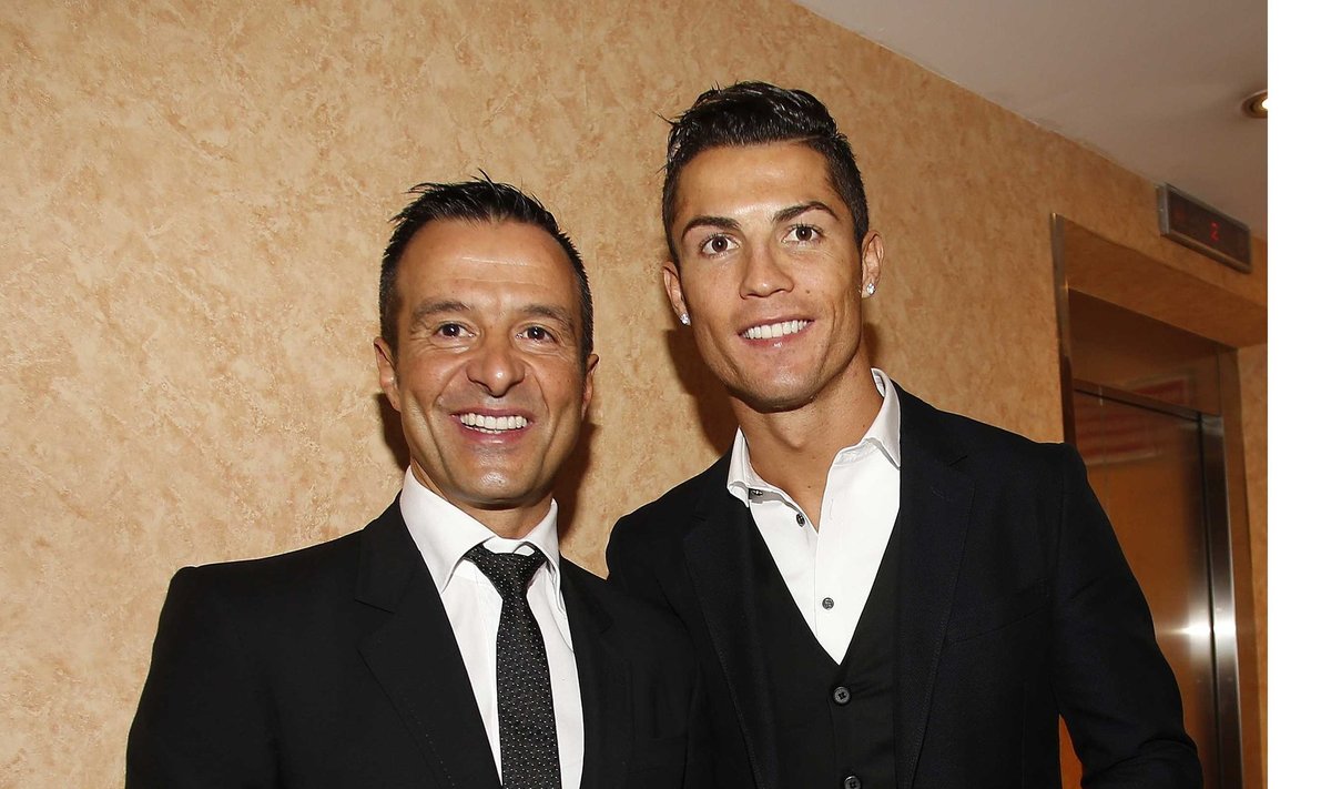 Jorge Mendesas ir Cristiano Ronaldo