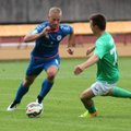 Lietuvos futbolo A lygoje „Kruoja“ paskutinėmis sekundėmis įveikė „Utenį“