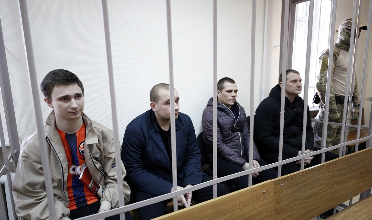 Rusija pratęsė keturių Ukrainos jūreivių areštą