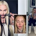 Gerbėjai sunerimo dėl Madonnos išvaizdos ir dviprasmiško turinio socialiniuose tinkluose: ar jai viskas gerai?