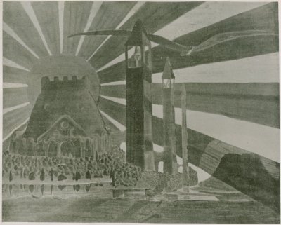 M. K. Čiurlionis. "Juodoji saulė" (Nacionalinio M. K. Čiurlionio dailės muziejaus archyvo nuotr.)