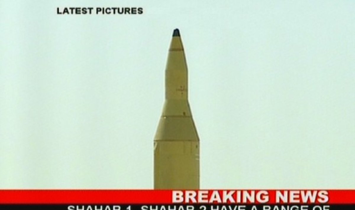 Iranas išbandė tolimojo nuotolio raketą